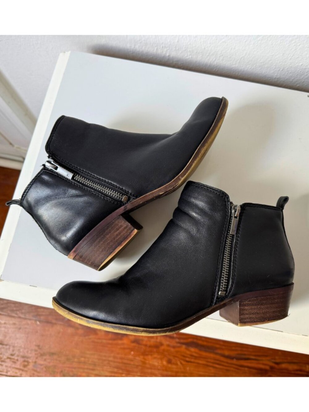 Lucky Brand Leather Booties size 8.5